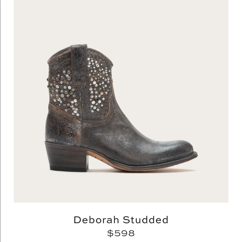 Deborah Studded Frye Boots